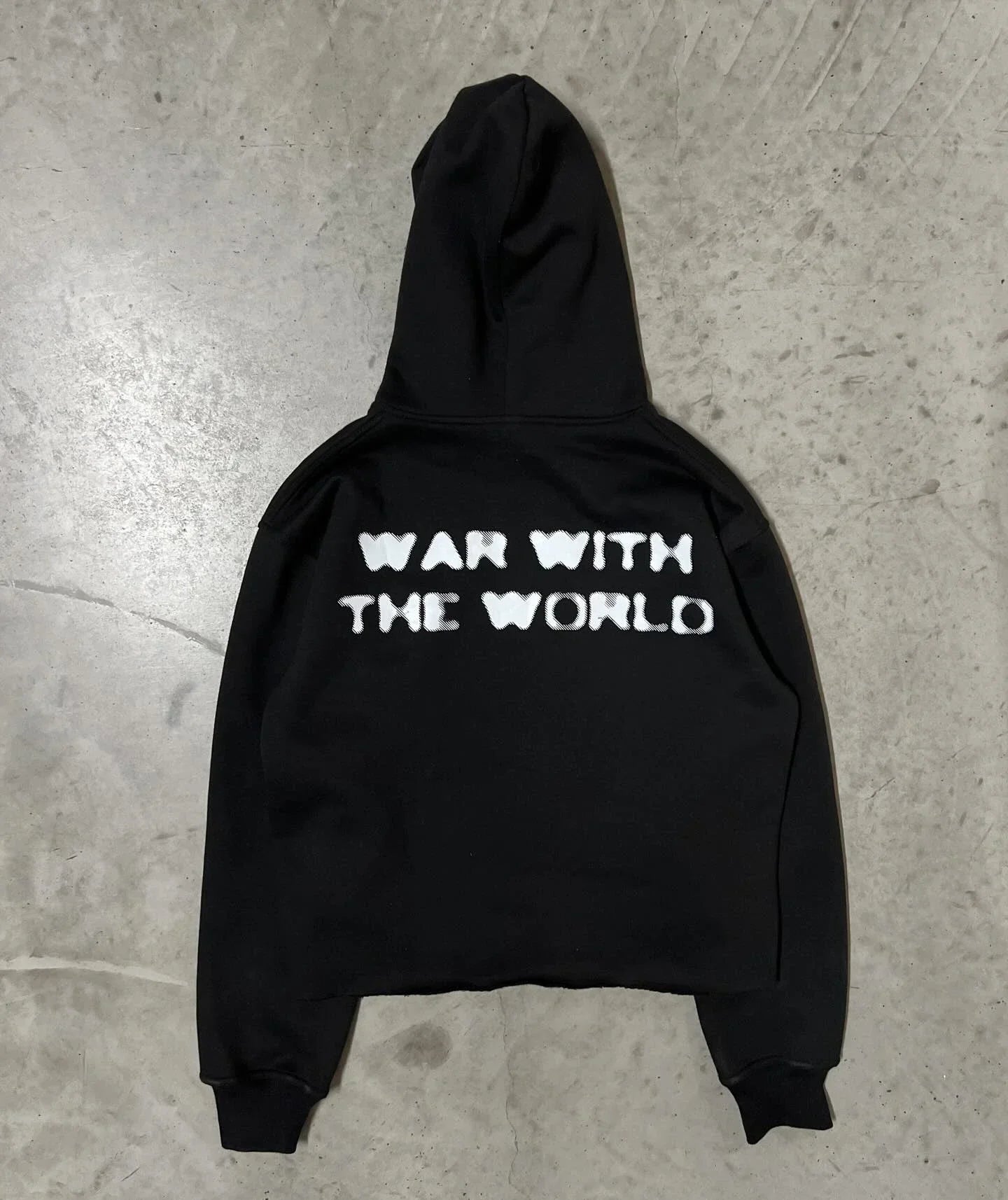 War With The World Printed Hoodie