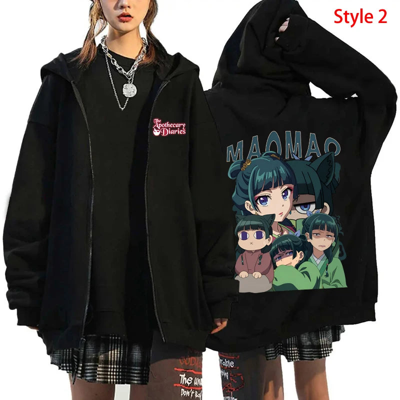 Anime Printed Hoodie