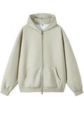 Classic Zip-up Hooded Sweatshirt