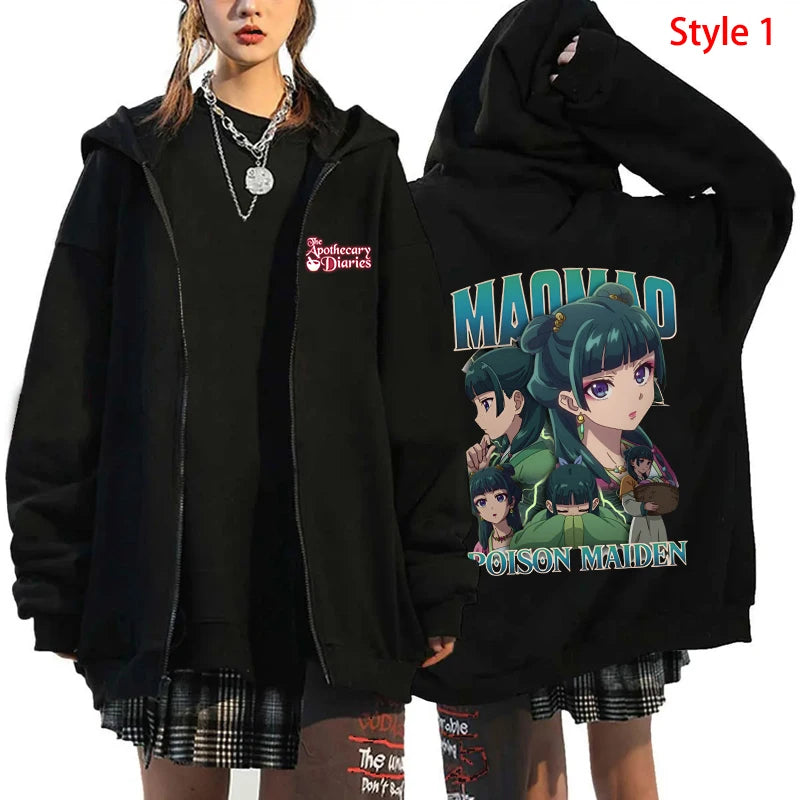 Anime Printed Hoodie
