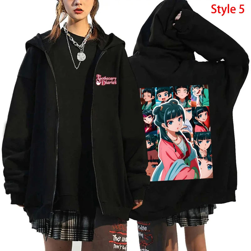 Anime Printed Hoodie