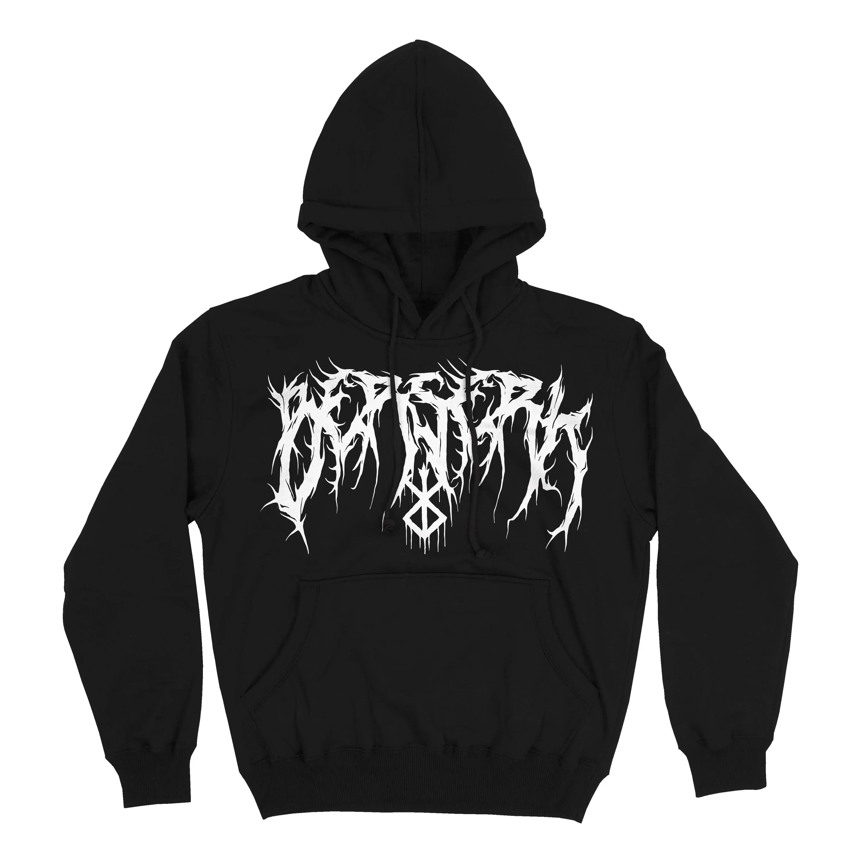 Y2K Classic Loose Bizarre Gothic Pattern Hoodie