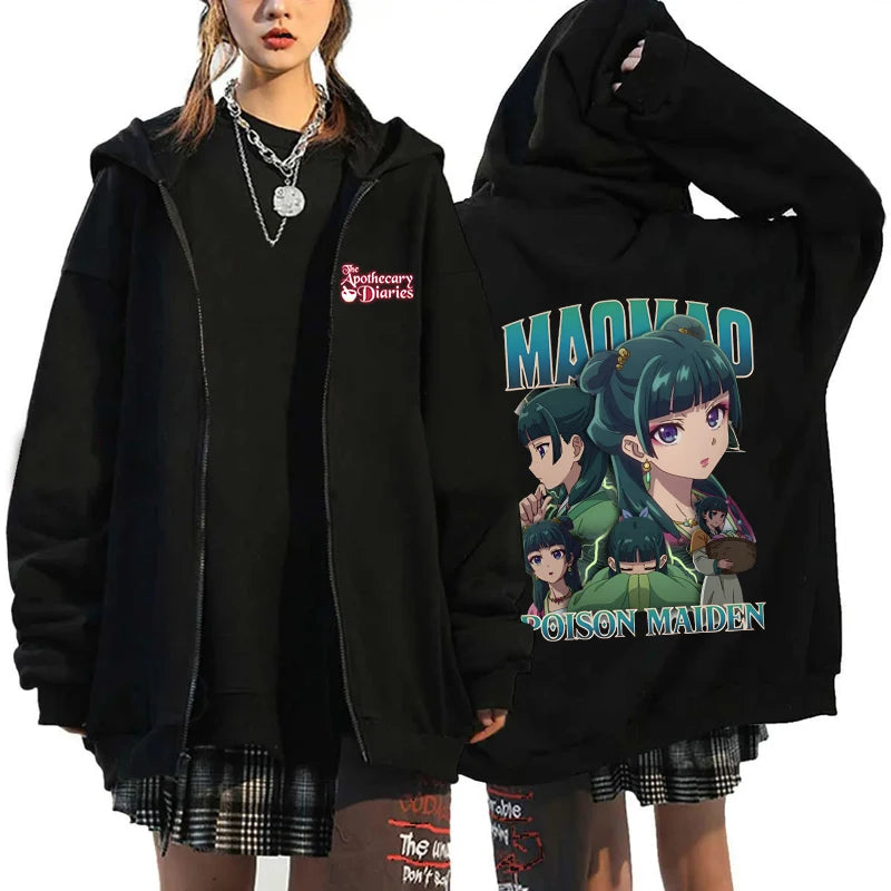 Anime Printed Hoodie